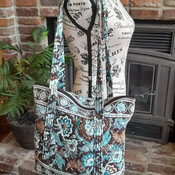 Vera Bradley Java Blue Tote - Picture 6 of 13